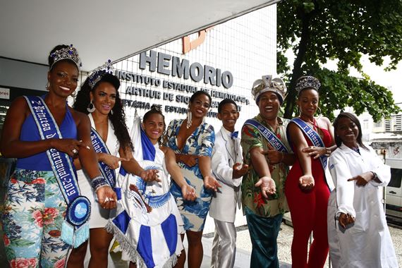 Portela inicia campanha “Vista a camisa da solidariedade" de doação de sangue no Hemorio