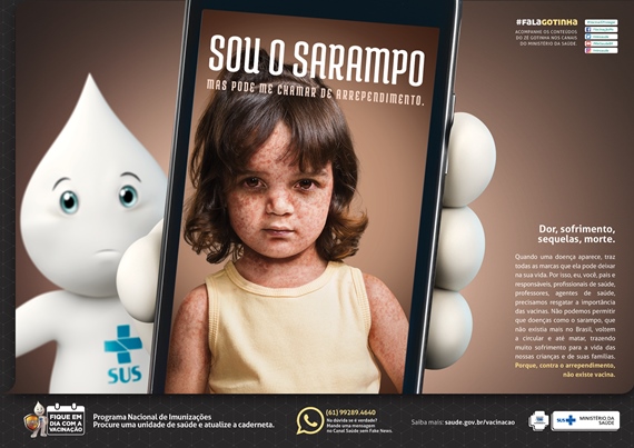 Campanha traz histórias impactantes para alertar sobre vacinação